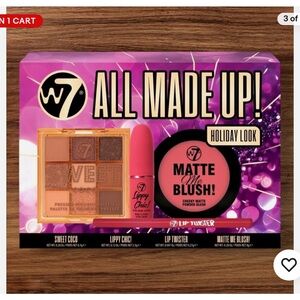 NEW W7 All Made Up Holiday Look Collection Gift Set, 4CT